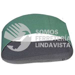 1077 BANDA DE LIJA DE OXIDO DE ZIRCONIO COLOR VERDE GRANO 120 (4"X12-1/2") TENAZIT