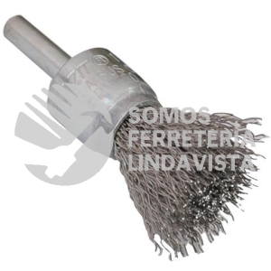 1173 CEPILLO TIPO COPA DE ALAMBRE INOXIDABLE ONDULADO (3/4"X0 012"X1/4") TENAZIT
