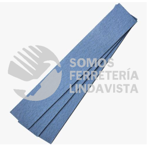 2052 TIRA DE LIJA AUTOADHERIBLE PAPEL "E" GRANO 80 2-3/4"X16-1/2" TENAZIT