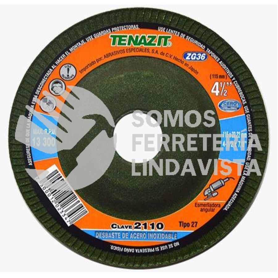 Disco Laminado De Fibra4-1/2 X7/8 Austromex Aus2968 | Meses Sin Interés - Foto 13