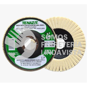 2305 DISCO TIPO 27 DE FELPA 4-1/2"X3/16"X7/8" TENAZIT