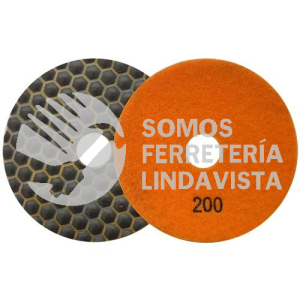 2672 PAD DE DIAMANTE PULIDO EN SECO GRANO 200 (4") AUSTRODIAM AUSTROMEX