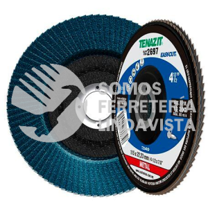 2698 DISCO LAMINADO EASY CUT GRANO ZIRCONIO 4-1/2X7/8" TZS60 TENAZIT