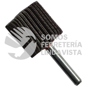 2795 RUEDA FLAP DE ALO PIRAMIDAL CON VASTAGO GRANO 1200 (1-3/16X1-3/16) TENAZIT
