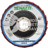 2968 DISCO LAMINADO DE FIBRA COLOR MARRON GRANO MEDIANO (4-1/2"X7/8") TENAZIT