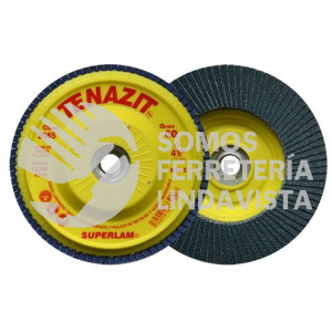 2985 DISCO LAMINADO SUPERLAM GRANO 60 (4-1/2"XM14-2) TENAZIT