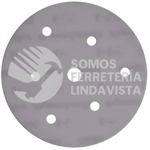 3245 DISCO DE LIJA SUPER ASSILEX DE 5 CON 7 PERFORACIONES GRANO 1500K TENAZIT