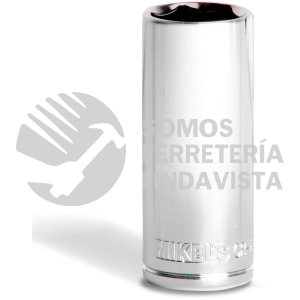 DL-1938 DADO LARGO 3/8" MILIMETRICO 19 MM 6 PUNTAS MIKELS