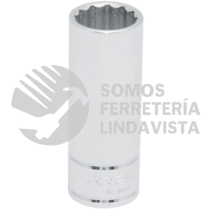 5018M DADO LARGO CUADRO DE 3/8", 12 PUNTAS, METRICO, 18 MM URREA