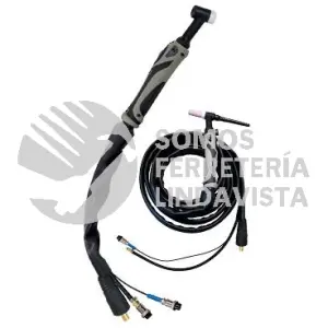 WP26HFCR ANTORCHA TIG CUELLO FLEXIBLE CON CONECTOR RAPIDO, USO GENERAL 4 5MTS 2 PINES AXTECH