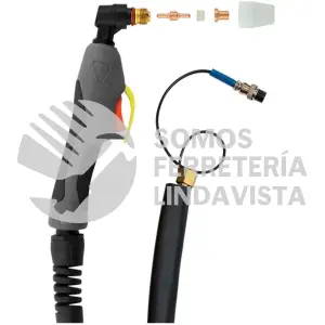 PT31-2 ANTORCHA COMPLETA PARA CORTE DE PLASMA (2 PINES), 5MTS AXTECH