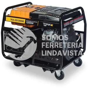 GS12000E GENERADOR 12,000Wtts, 120/240V,60Hz, DOS PISTONES,MARCHA,BATERIA Y LLANTAS TONKAFORCE