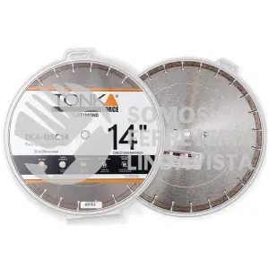 DSC14 DISCO DIAMANTADO SEGMENTADO DE 14" PARA CONCRETO CURADO TONKAFORCE