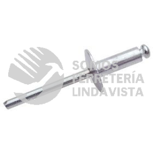 AD610BS REMACHE ALUMINIO ABIERTO 3/16(4 76MM)X5/8(15 87MM) POP