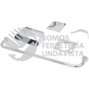 49255 A-800 JUEGO DE 5 ACCESORIOS PARA BAÑO DE ACERO INOXIDABLE BASIC FOSET