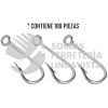 15468 ANZU-20 BLISTER CON 100 ANZUELOS PARA PESCA # 20 TRUPER