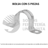 46929 AO-4 BOLSA CON 5 ABRAZADERAS 4" TIPO OMEGA PARA TUBO VOLTECK
