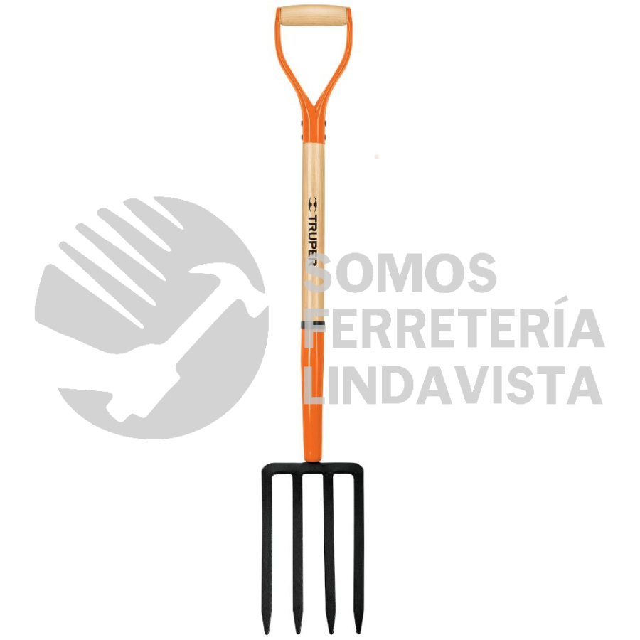 Bieldo 11021 BJ-4 BIELDO DE 4 DIENTES PARA JARDIN PUÑO METALICO TRUPER ...