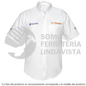60366 CAM-BCO-CL CAMISA BLANCA PARA CABALLERO MANGA CORTA TALLA G TRUPER