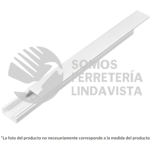 45041 CAN-1720A CANALETA DE 1 VIA 17 X 20 MM CON ADHESIVO VOLTECK