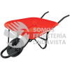 25057 CAP-4SOR CARRETILLA 4 5 FT3 LLANTA SOLIDA ROJA PRETUL