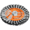 17528 CATR-8E CARDA CIRCULAR 8" ALAMBRE TRENZADO EJE 5/8"-11 TRUPER