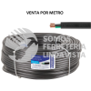40007 CAUR-314 METRO DE CABLE USO EXTRA RUDO 3 X 14 AWG EN ROLLO DE 100 M VOLTECK