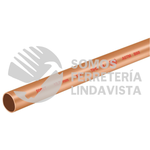 41274 CC-001M TUBO DE 1/2" DE COBRE TIPO "M" DE 3 M FOSET