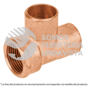 48887 CC-711 TEE DE COBRE ROSCA LATERAL 1/2" FOSET