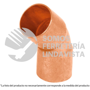 48861 CC-865 CODO 45GRADOS DE COBRE 1-1/2" FOSET