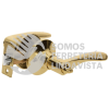 20032 CEMA-1RB CERRADURA MANIJA RECAMARA LATON BRILLANTE CIL METAL HERMEX