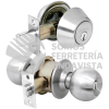 23621 CMB-32P COMBO CERRADURAS LLAVE-LLAVE CROMO HERMEX