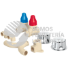 46033 CPVC-KIT KIT DE CONEXIONES Y VALVULAS CPVC PARA INSTALACION REGADERA FOSET