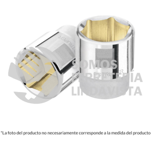 14985 D-3434-M DADO DE 34 MM 6 PUNTAS CUADRO 3/4" TRUPER