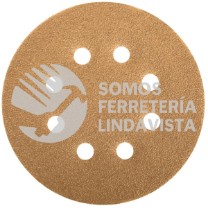 17848 DIRO-56 CAJA CON 5 DISCOS DE LIJA 5" GRANO 60 LIJADORA ROTO-ORBITAL TRUPER