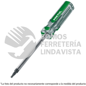 29984 DT-20P DESARMADOR PUNTA TORX T 20 MANGO DE PVC PRETUL