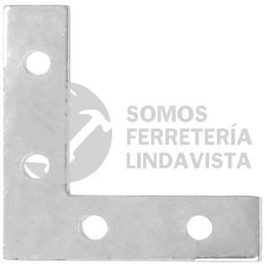 41039 ECAN-2 BOLSA C/24 ESCUADRAS PLANAS CANTONERAS 2" X 2" FIERO