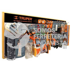 55660 EX80-JAR2-2-CR RESPALDO INVENTARIO EXHIBIDOR JARDINERIA 2 SEC. #2 80 X 80 TRUPER