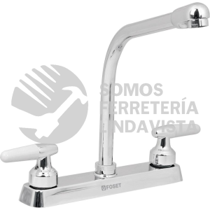 49180 F-319I MEZCLADORA 8" P/FREGADERO CUELLO COBRA MANERALES CONO FOSET