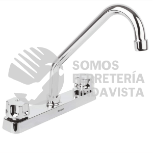 49283 FP-318 MEZCLADORA PLASTICA 8" CUELLO LARGO PARA FREGADERO STANDARD FOSET