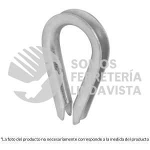 49911 GC-1/4 BOLSA CON 10 GUARDACABOS PARA CABLE DE ACERO DE 1/4" FIERO