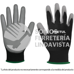 20031 GU-113P GUANTES DE NYLON RECUBIERTOS DE POLIURETANO G PRETUL