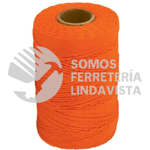 14061 HIL-165N CARRETE CON 165 M DE HILO PARA ALBAÑIL NARANJA TRUPER
