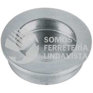 48999 JALED-34 JALADERA DE EMBUTIR CIRCULAR NO. 4 ACABADO CROMO MATE HERMEX
