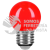 46029 LED-1RO LAMPARA LED TIPO BULBO G45 1 W COLOR ROJO CAJA VOLTECK