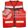 USCH12 CHALECO DE SEGURIDAD TIPO SUPERVISOR CERRADO CON REFLEJANTE ROJO G URREA
