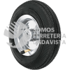 45903 LLN-8C RUEDA NEUMATICA 8" PARA EJE CENTRAL TRUPER