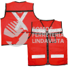 USCH32 CHALECO DE SEGURIDAD TIPO SUPERVISOR ABIERTO CON REFLEJANTE ROJO G URREA