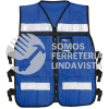 USCH41 CHALECO DE SEGURIDAD TIPO SUPERVISOR ABIERTO CON REFLEJANTE AZUL M URREA