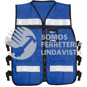 USCH41 CHALECO DE SEGURIDAD TIPO SUPERVISOR ABIERTO CON REFLEJANTE AZUL M URREA